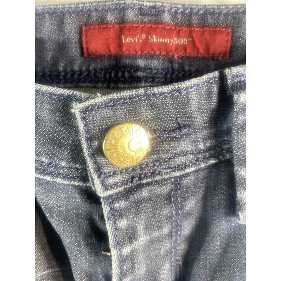 Levi's 503 Distressed Low-Rise Jeans Women's Size 8 (29x31) Never Worn - Picture 8 of 10